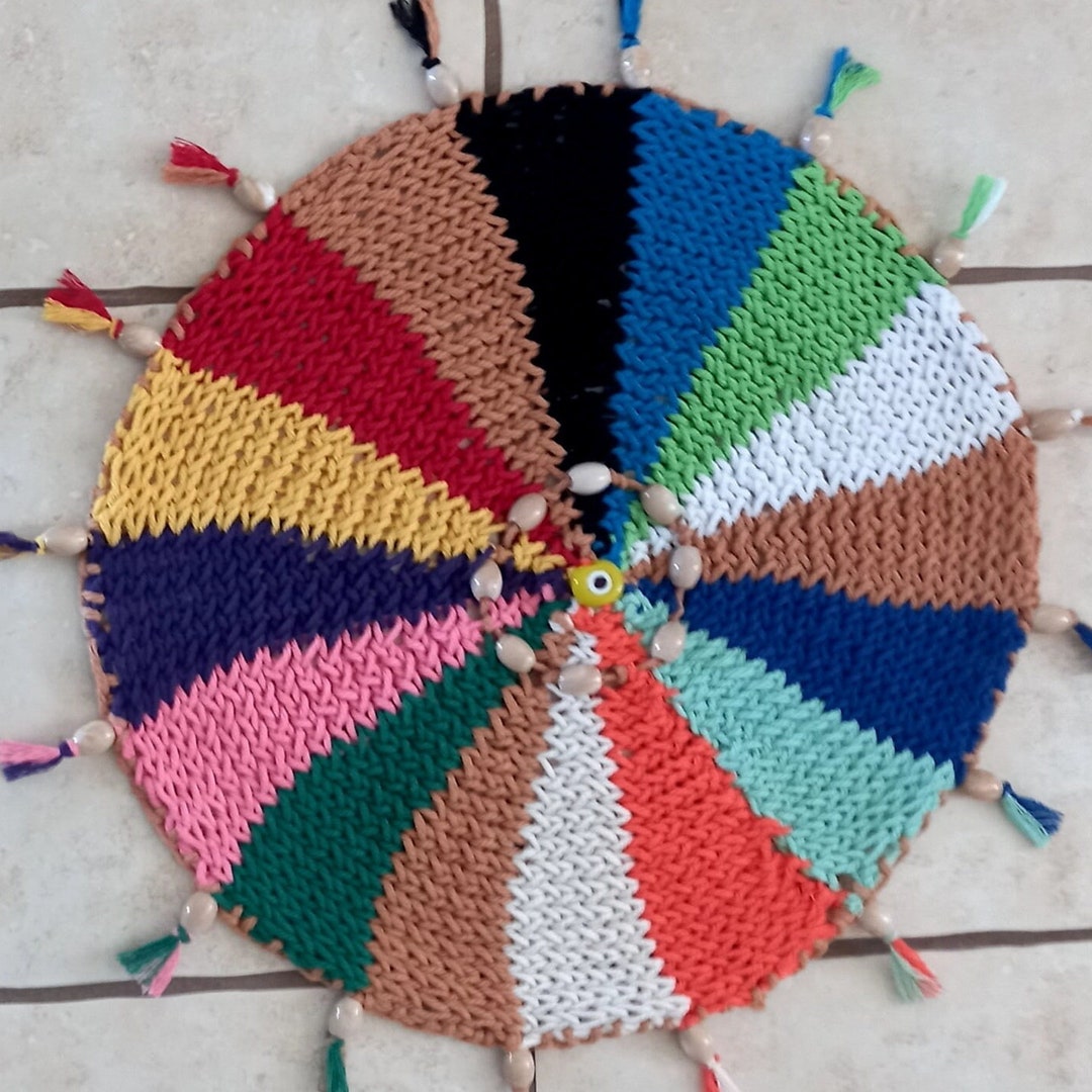 Rug,handmade Rug,beaded Rug,beaded Mat,macrame Mat,handmade Mat ...