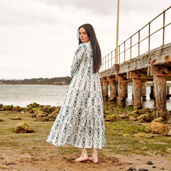 breezy bohemian maxi dress reviews Breezy Bohemian' 100% Cotton Maxi Dress