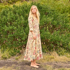 Breezy Bohemian' 100% Cotton Maxi Dress