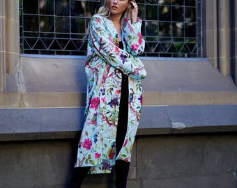 Bata kimono 100 % algodón 'Tranquil Retreat'