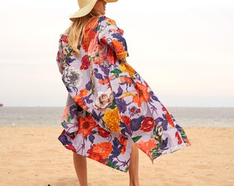 Bold Botanicals' 100% Cotton Kimono
