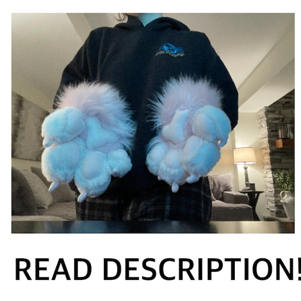 CUSTOM FURSUIT PAWS