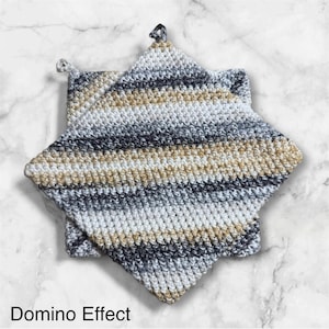 Crochet Cotton Potholder Set of 2 | Double-Layer Hot Pads, 100% Handmade Kitchen Heat Protection