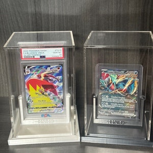 Estojo de exibição de cartas graduadas | PSA-BGS-CGC e carregadores superiores padrão. Perfeito para basquete, beisebol, futebol, Pokémon, Yugioh e muito mais!