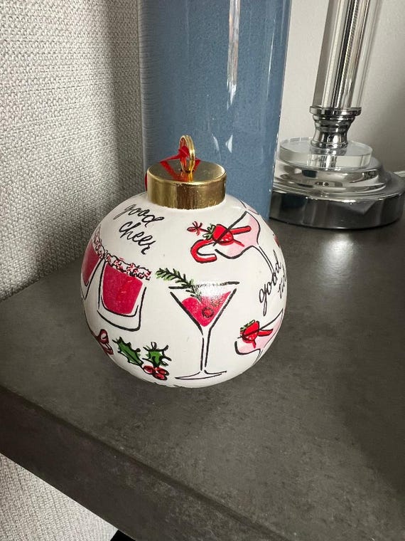 Decoupage Christmas Ornament