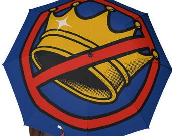 No Kings Pop Art Umbrella - #PopArtProtestGear