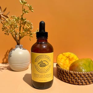 4 oz Mango Papaya Body Oil | Vegan, Sensitive Skin, Soothing