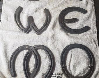 Authentic Horseshoe Letters - Custom Names and Letters