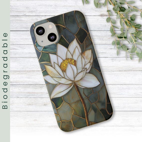 Biodegradable White Lotus Phone Case, Faux Stained Glass Phone Case, Floral Phone Case, Summer Garden Iphone, Eco Friendly Samsung (440) - Etsy Biodegradable White Lotus Phone Case, Faux Stained Glass Phone Case, Floral Phone Case, Summer Garden Iphone, Eco Friendly Samsung (440) - Etsy