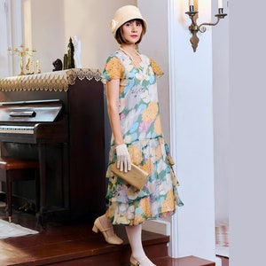 1920s Garden Party Dress - Etsy 1920s Garden Party Dress - Etsy