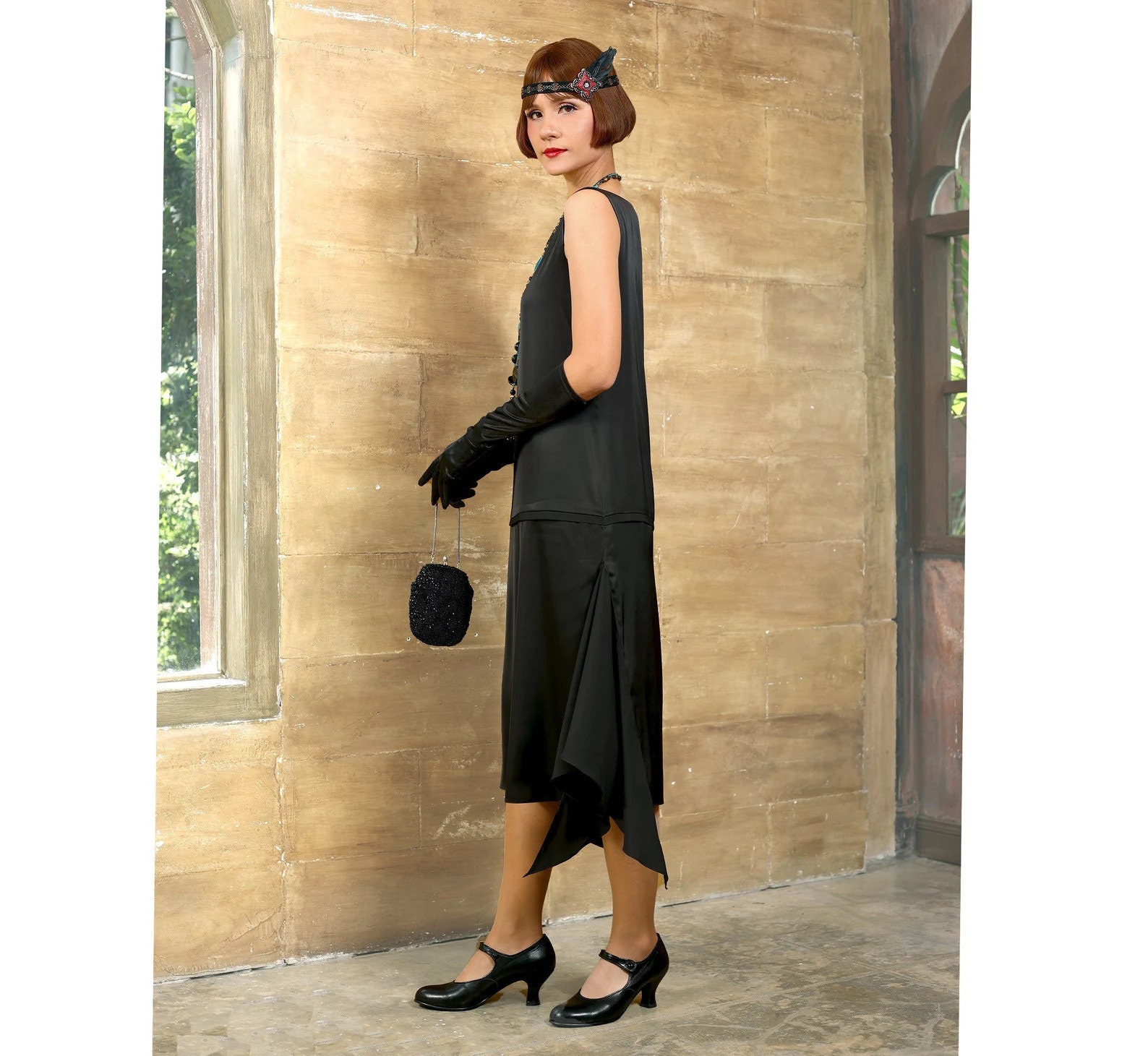mini dresses for birthday Katrina Dress Color:Teal* فساتين Black dress with cape