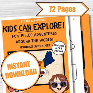 Kids Can Explore Northeast States For Kids, Social Studies, Geography, For Kids, Printable, States, Homeschool Binder
