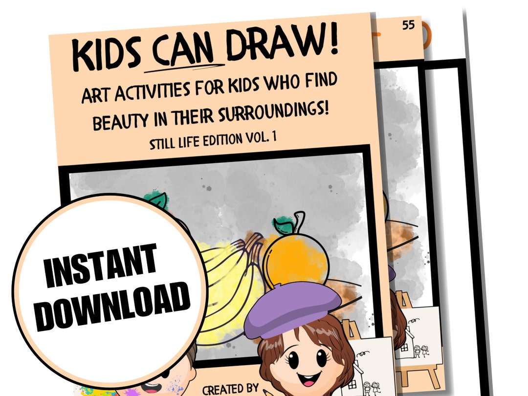 Kids Can Draw for Kids, Homeschool Kid Printables, Kids Printables, Art ...