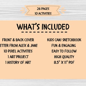 Kids Can Draw Pixel Art for Kids, Homeschool Kid Printables, Kids ...