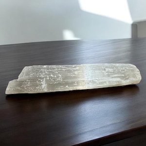 Natural Large Selenite Wands | Cleansing Crystals | New Beginnings Crystal Wands | White Crystal Wands | Third Eye and Crown Chakra Crystals