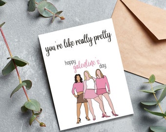 Galentines Day Card Best Friend, Happy Galentine's Day, Best Friend Funny Card, Be my galentine, Happy Valentines Day, Valentines Day card