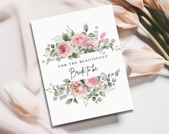 Bridal Shower Card, Bride to be Card, Wedding Card for Bride, Bridal Shower Gift Congratulations