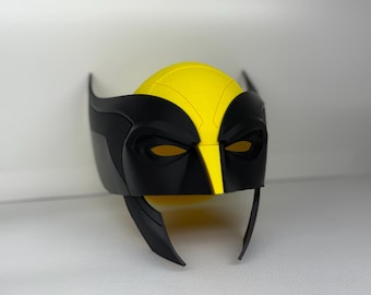 Wolverine Maske Gelb & Schwarz Cosplay