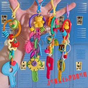 Custom kidcore bag charm/keychain