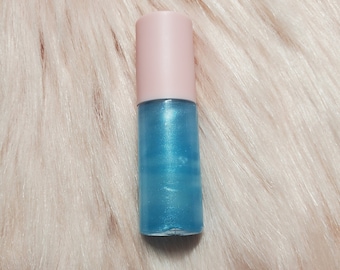 Blueberry Bliss Lip Gloss - Blueberry Cotton Candy Gloss - Lip Gloss - Flavored Lip Gloss - Sheer Gloss - Handmade Moisturizing Lip Gloss