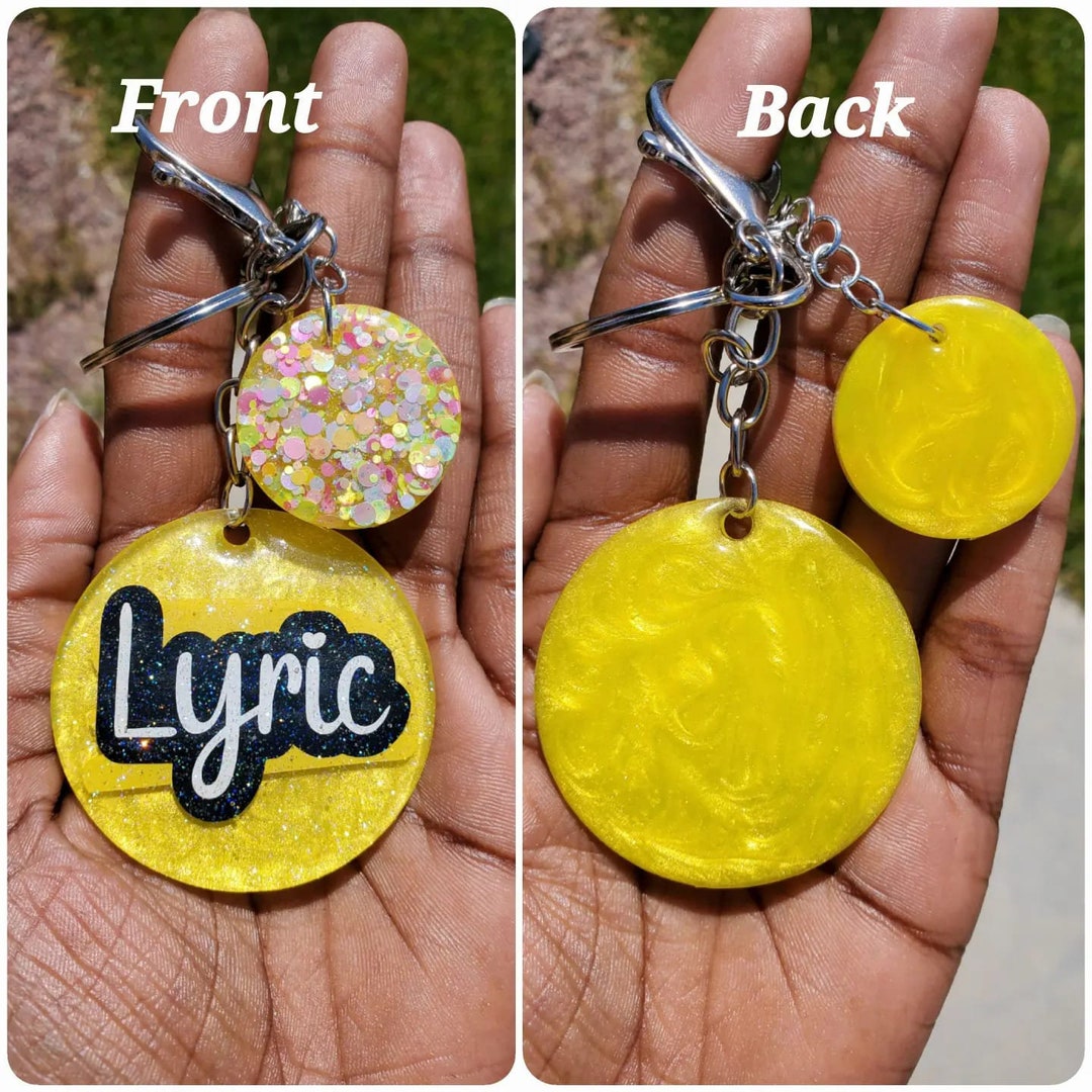 Custom Name Keychain Acrylic/resin Keychain Personalized Name Keychain