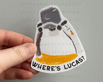 Where's Lucas? // Funny EMS Sticker // Medical // Healthcare // Paramedic // Hospital //  Nurse // Firefighter // EMT // RN // Doctor