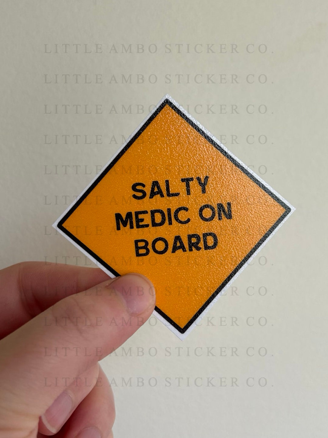 Salty Medic on Board // Funny EMS Sticker // Medical // Healthcare ...