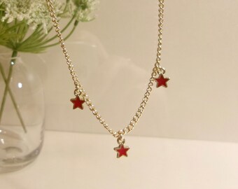 trendy + cute star charm necklace