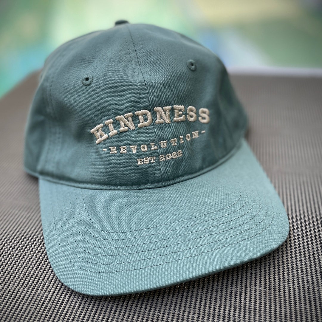 Kindness Cap, Women's Cap, Sage Green Cap, Green Cap, Kindness, Be Kind ...