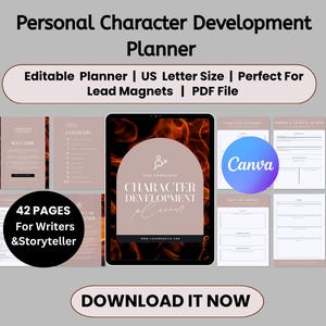 キャラクター開発プランナー：ライターズワークブック（デジタルダウンロード）