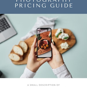 Photography Pricing Guide Template: Family Session Canva Design (Digital Download)