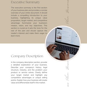 Plantilla de plan de negocios ganadora: Kit de planificación para startups (descarga digital) imagen 4