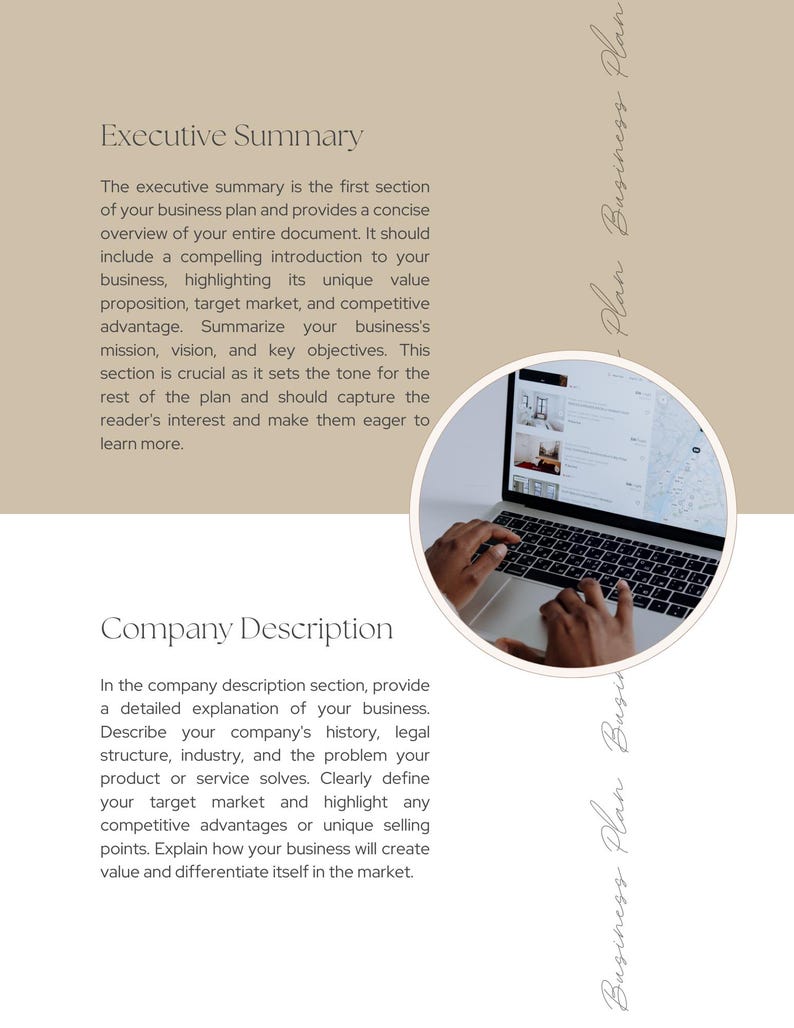 Plantilla de plan de negocios ganadora: Kit de planificación para startups (descarga digital) imagen 4