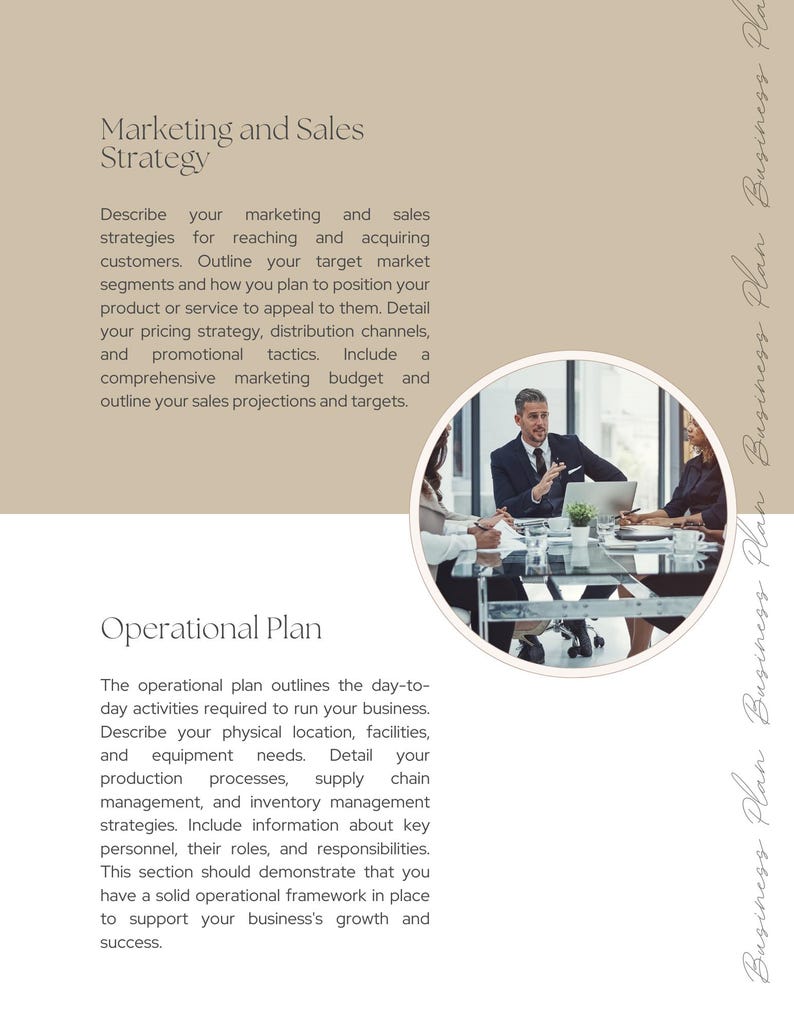 Plantilla de plan de negocios ganadora: Kit de planificación para startups (descarga digital) imagen 6