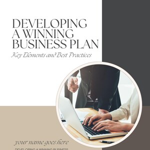 Plantilla de plan de negocios ganadora: Kit de planificación para startups (descarga digital) imagen 2