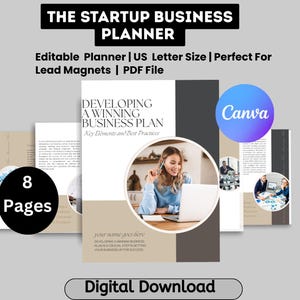 Plantilla de plan de negocios ganadora: Kit de planificación para startups (descarga digital) imagen 1