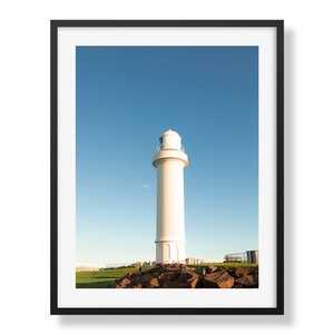 Wollongong Lighthouse | Lighthouse Wall Art | Coastal Landscape Print | Nautical Theme Decor | Seaside Photography