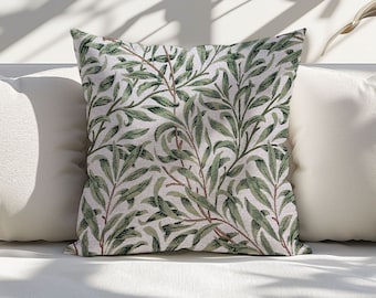 William Morris 'All Over Vines' Handmade  Cushion Cover, Home Decor Accent, Cotton Tapestry, 45x45cm