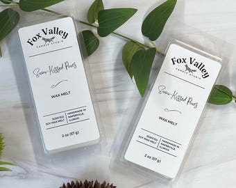 Snow-Kissed Pines Soy Wax Melt | Home Fragrance | Wax Tart | wax melt gift | wax melt snap bar | Handmade Wax Melt | scented wax melts