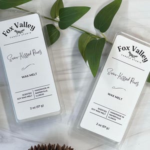 Snow-Kissed Pines Soy Wax Melt | Home Fragrance | Wax Tart | wax melt gift | wax melt snap bar | Handmade Wax Melt | scented wax melts