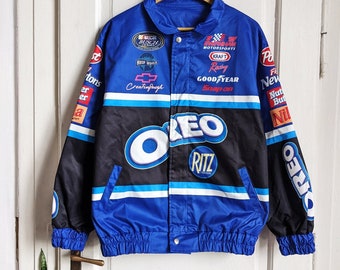 Oreo Bomber Racing Jacket | Vintage, Retro, Nascar, F1, Car Guy, Girl Gift UNISEX