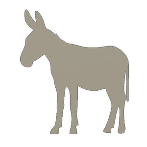 Esel Silhouette SVG Schnittdatei - Digital Download