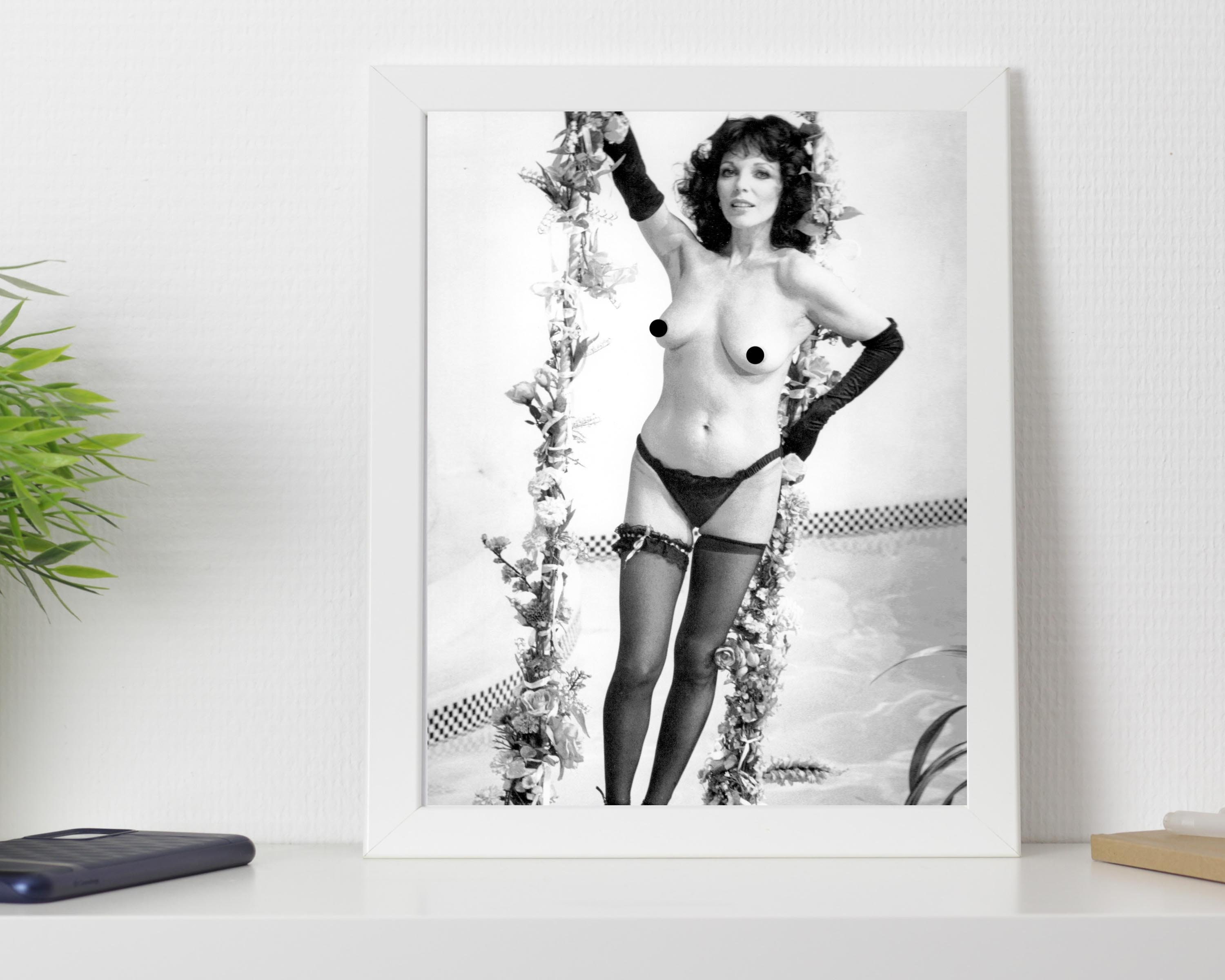 Joan Collins 8x10 Inch Photo - Actress - Model - Topless - Nude - Etsy