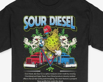 Strain Collection Sour Diesel Strain Shirt
