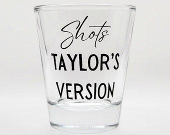 Taylor's Version Shot Glasses