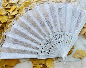 Retro lace fan, dance folding fan for photo taking, photo posing props.