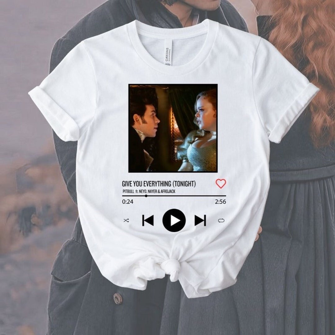 Bridgerton Shirt, Pitbull Singer Shirt, Spotify Album, Carriage Scene ...