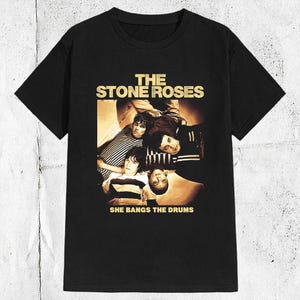 Ian Brown Face The Stone Roses Indie Music T-Shirt Pour