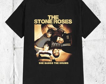 Vintage 90's the Stone Roses Waterfall Album Grey Xlarge T Shirt