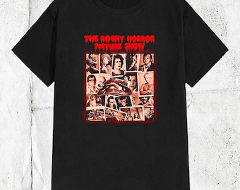 Camiseta de la película The Rocky Horror Picture Show de los años 70